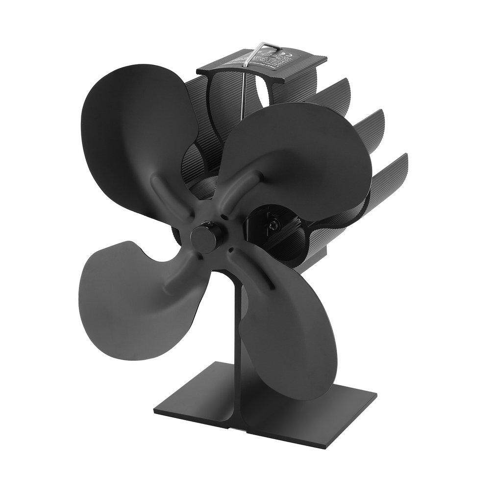 TOP ขาย 4 - Blade ความร้อน Powered พัดลมเตาสำหรับไม้/Log Burner/เตาผิง - Eco
