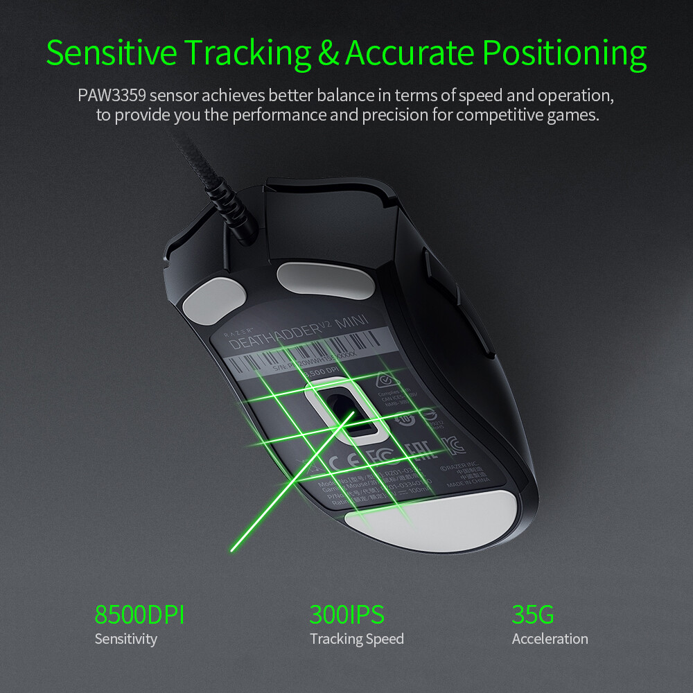 Chuột máy tính - Mouse Razer DeathAdder V2 Mini