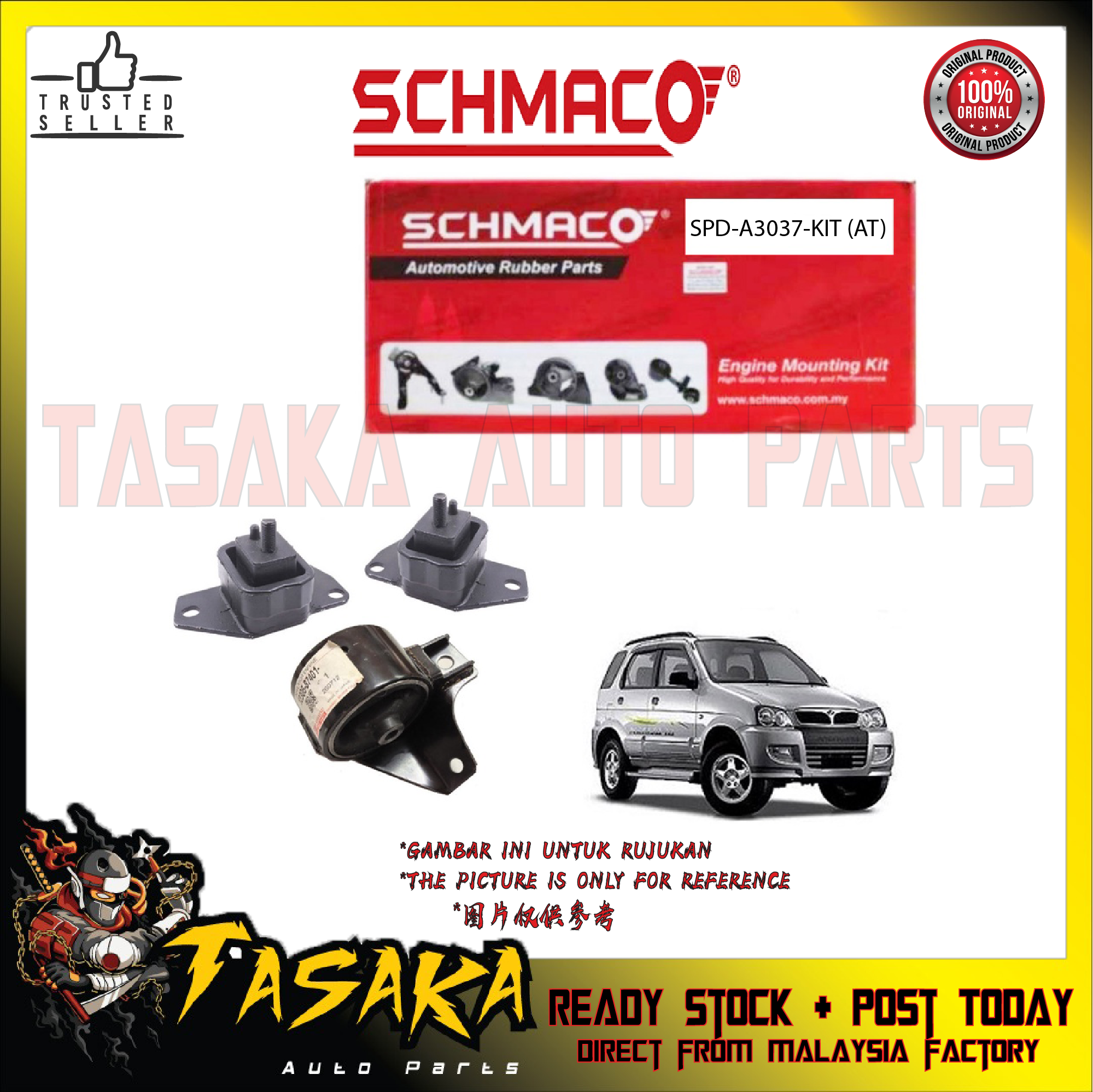 Schmaco Engine Mounting Set Perodua Kembara Dvvt Spd A Kit