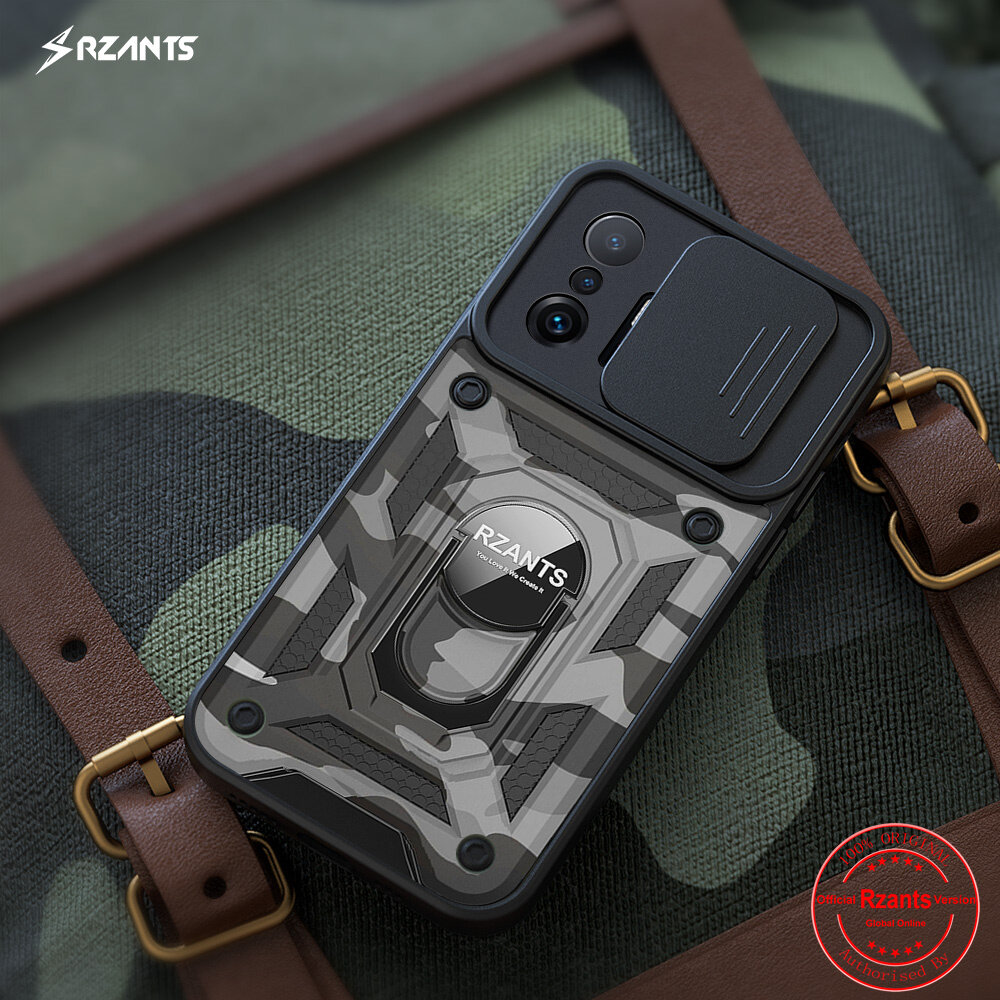 Rzants เคสสำหรบ Xiaomi MI 11T Pro Ase Jungle Tank ฝาครอบขาตงเลนส