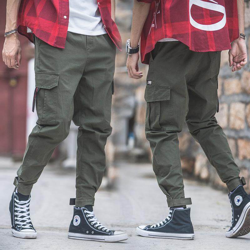 มาใหม่ล่าสุดแฟชั่นผู้ชาย Cargo กางเกงเกาหลี TREND Men ขนาดพิเศษกางเกงลำลองฝ้ายกางเกงกีฬาหลวม S-5XL มาใหม่ล่าสุดแฟชั่นผู้ชาย Cargo กางเกงเกาหลี TREND Men ขนาดพิเศษกางเกงลำลองฝ้ายกางเกงกีฬาหลวม S-5XL