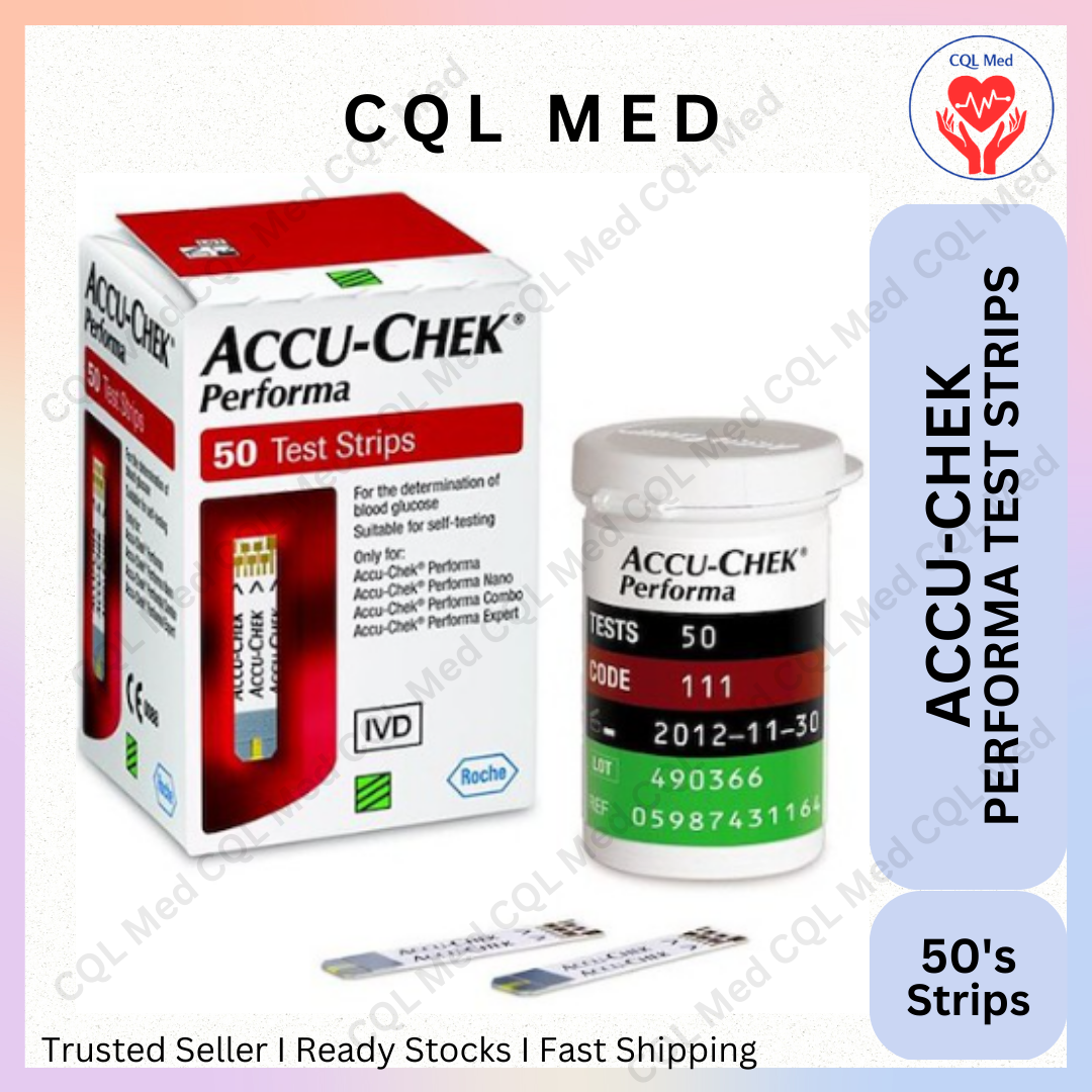 Accu Chek Blood Glucose Strip For Performa Guide Instant And Active