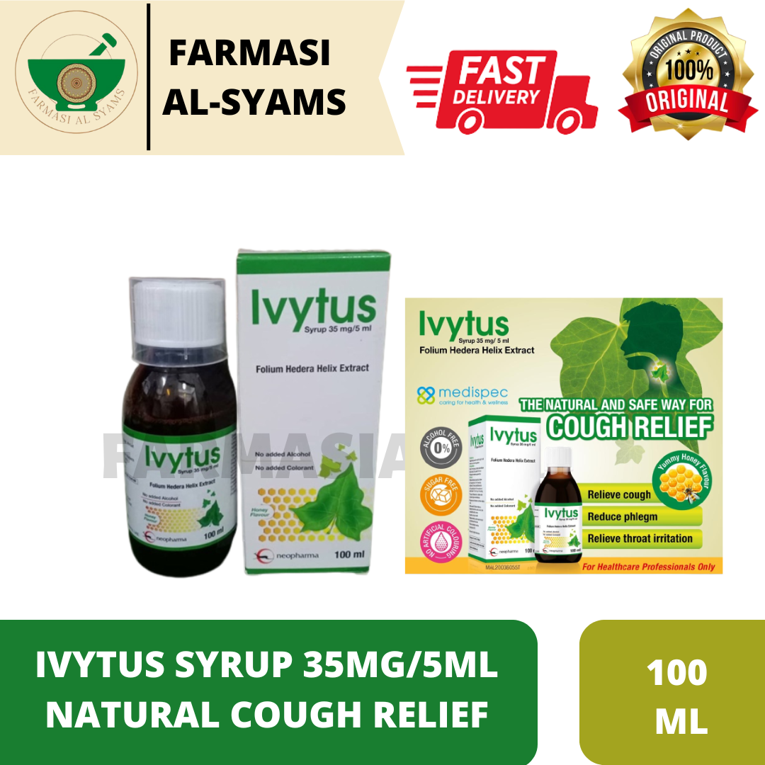 Ivytus Cough Syrup Ml Dried Ivy Leaf Extract Lazada