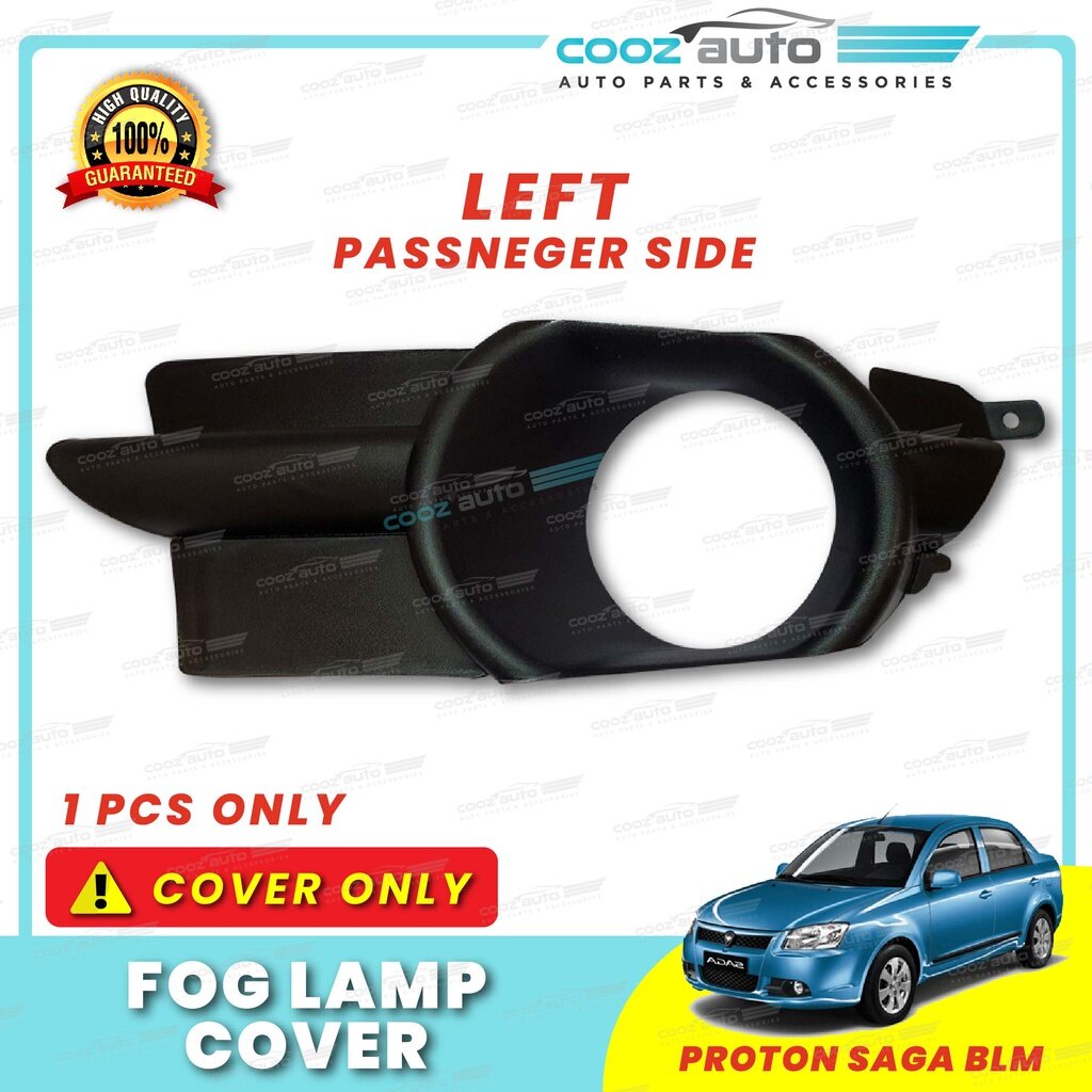 Proton Saga Blm Front Bumper Fog Lamp Sport Light Cover Black Lazada