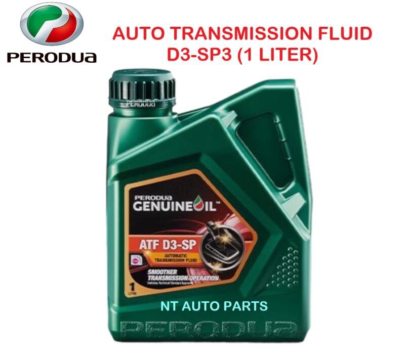 New Packaging GREEN BOTTLE Perodua ATF SP3 Auto D3 SP Transmission