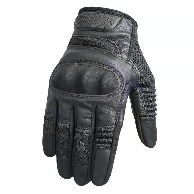 Riding Gear Touchscreen Leather Motorcycle Gloves Motocross Tactical