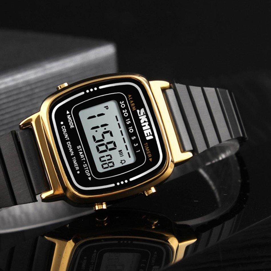 CFB แฟชั่น hipster Multi – Function นาฬิกาหญิงนาฬิกาข้อมือไฟฟ้ากันน้ำ สายรัดข้อมือเพื่อสุขภาพ อุปกรณ์ไอทีสวมใส่ สี : สีทองเปลือกเข็มขัดสีดำ-458669357 CFB แฟชั่น hipster Multi - Function นาฬิกาหญิงนาฬิกาข้อมือไฟฟ้ากันน้ำ สายรัดข้อมือเพื่อสุขภาพ อุปกรณ์ไอทีสวมใส่