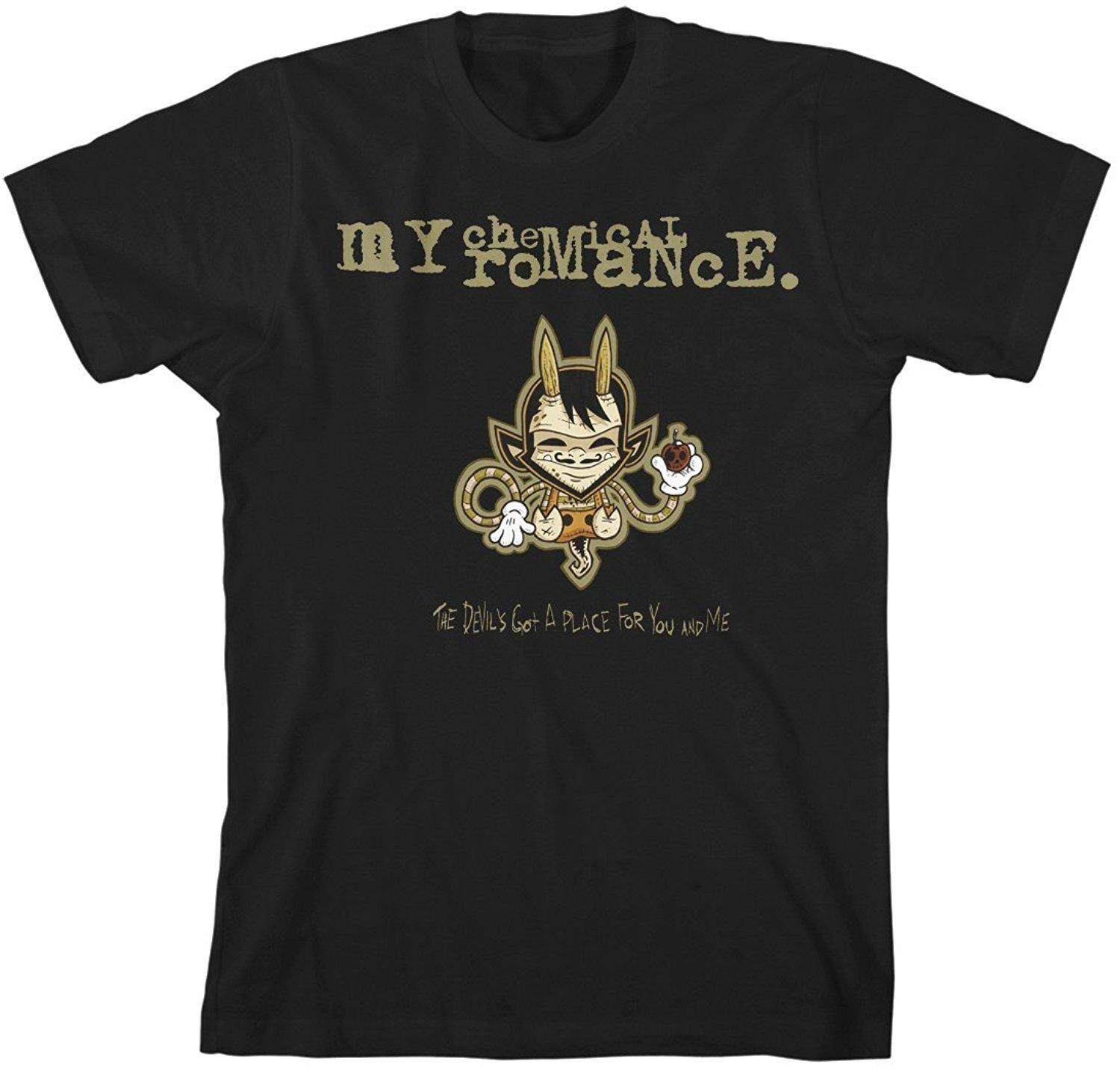 Zed Saya Asmara Kimia Jahat Datar T-shirt Kualitas Tinggi Pria Kaos Tee Top Baru Atasan 2018 Huruf Cetak T-shirt Pria Ukuran Plus