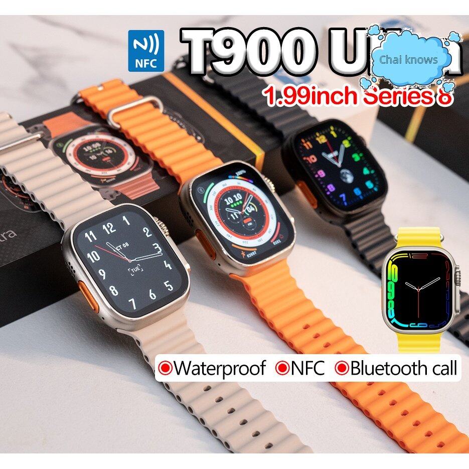 Readystock Free Shipping T Ultra Series Smart Watch Nfc