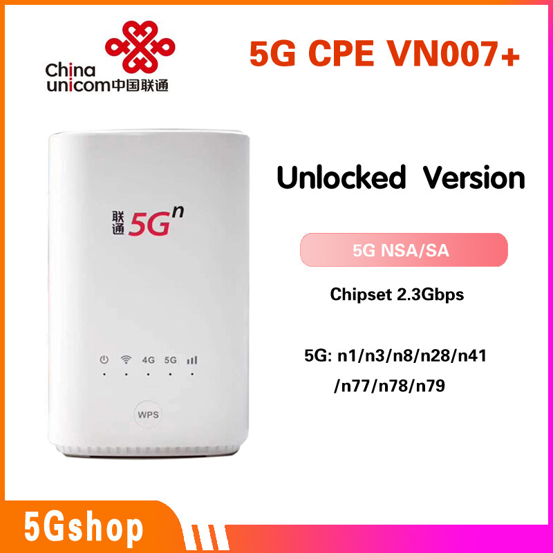 NEW Unlock China Unicom VN007 5G CPE Wireless Router Modem 2 3Gbps