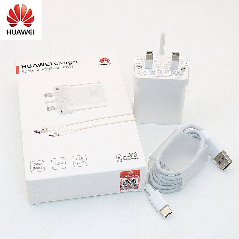 Huawei 66W SuperCharging Charger 3 Pin With Free 1 Meter 6A Type C Data