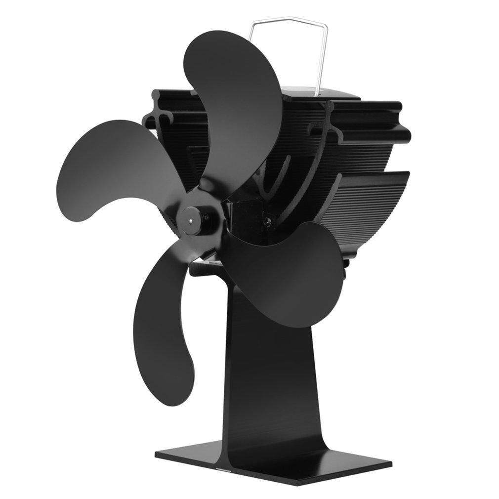 UINN 4 - Blade ความร้อน Powered พัดลมเตาท่อนไม้ Burner Ecofan Quiet เตาผิงพัดลม