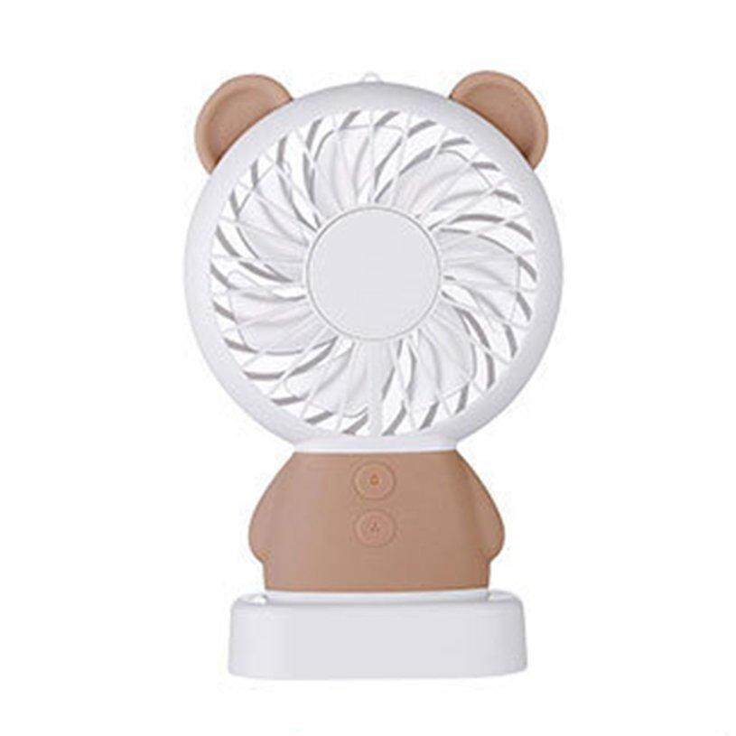XIN USB สร้างสรรค์ชาร์จพัดลมขนาดเล็ก LED แบบพกพา Mini พัดลมชาร์จได้
