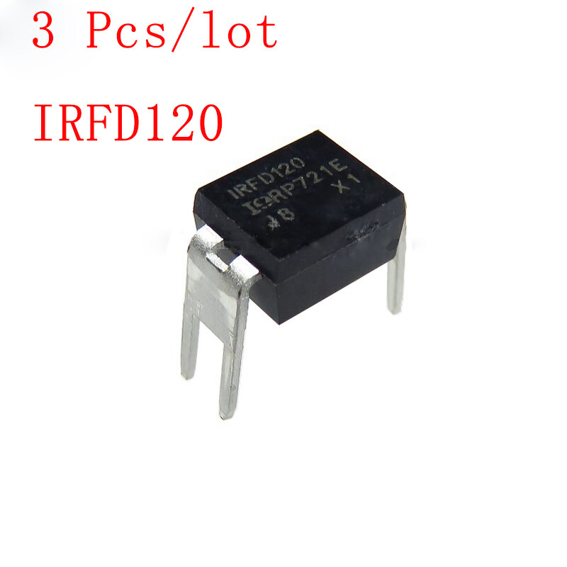 3 Pcs Lot IRFD120 PBF Straight Plug In DIP 4 MOS Tube Chip Lazada PH