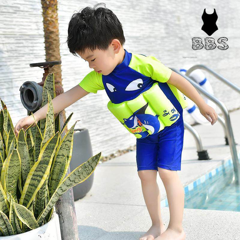 BBS เด็ก Buoyancy ชุดว่ายน้ำเด็กชุดว่ายน้ำชุดว่ายน้ำเด็กสยามชุดว่ายน้ำลอยได้