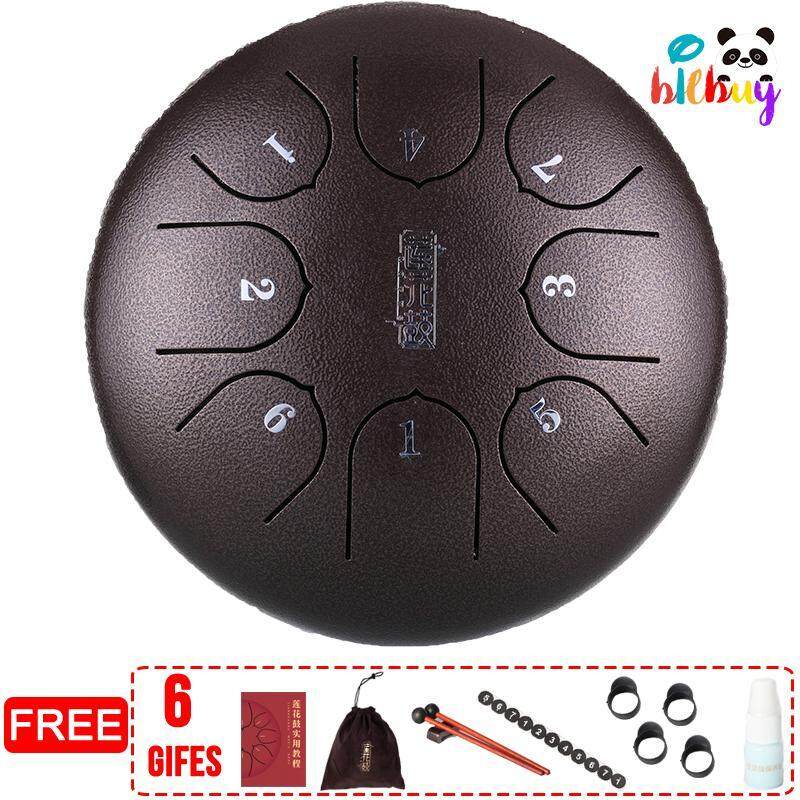 6 inch tai Dài Trống Tay Mini Chảo Trống Tay Món Ăn Tập Yoga Trống Sen Phong Cách G Tone 8 Hương 6 quà Tặng