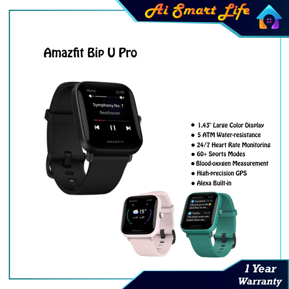 Spesifikasi Dan Harga Amazfit Bip U Pro Di Malaysia TechNave BM