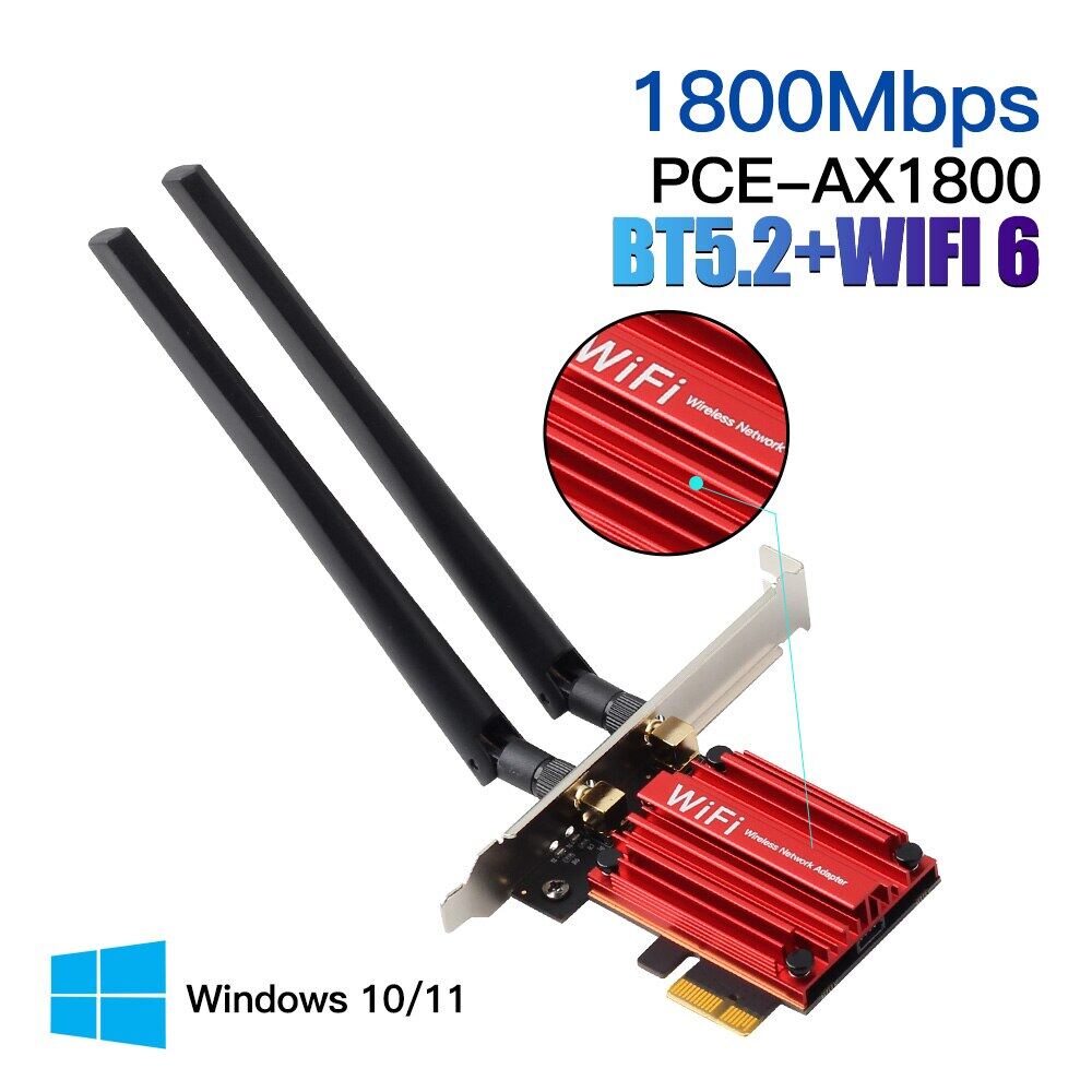 Mbps Wifi Wireless Intel Ax Desktop Pcie Wifi Adapter