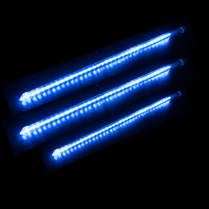 StarALL 8 Tubes Meteor Effect Glow Sticks LED String Light Rain Snowfall Lights Decor Lamp