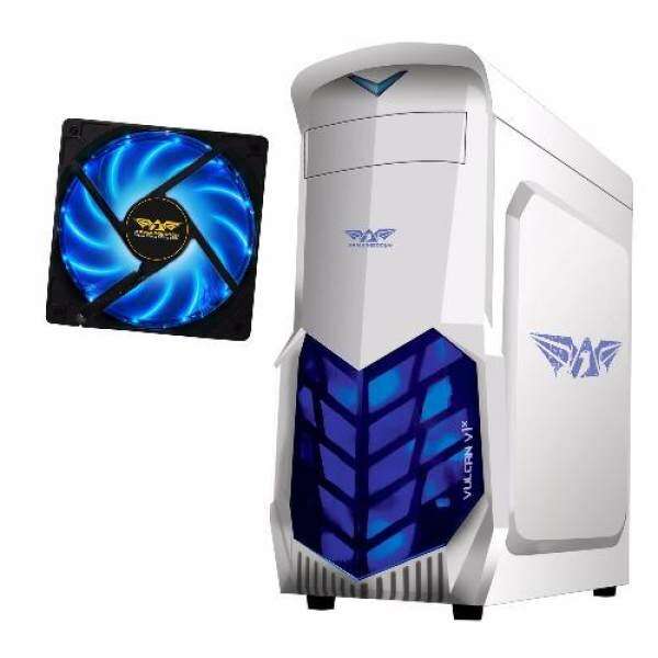 Armaggeddon Vulcan V1x Gaming PC Chassis (White) bundle Azure Blade (Blue LED) Malaysia