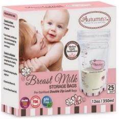 Autumnz Double ZipLock Breastmilk Storage Bag (25 bags)-12oz