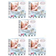 Autumnz Double Ziplock Breastmilk Storage Bag 7 oz (5 Packs)