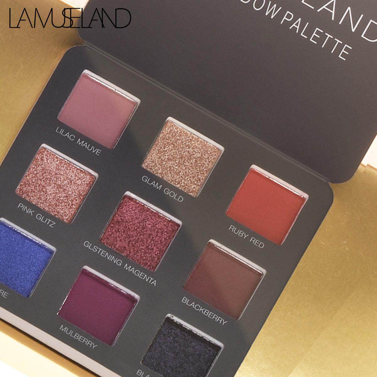 Lamuseland Style Colors Glitter Diamond Eye Shadow Palette Matte