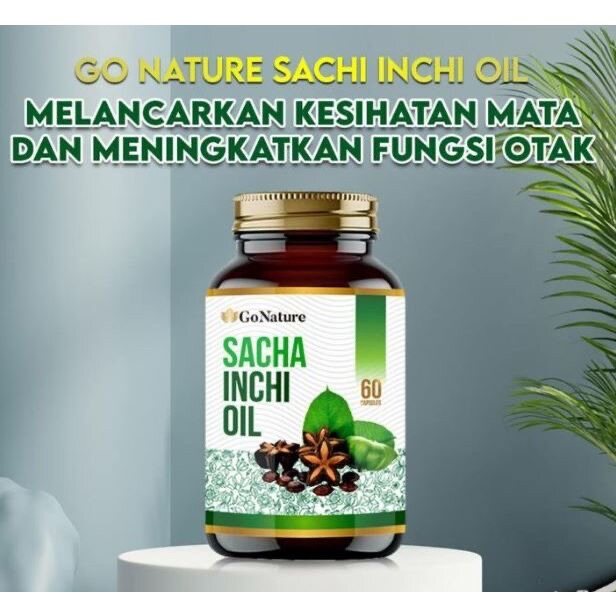 SACHA INCHI By GO NATURE 1 Botol 60 Biji Original HQ Lazada