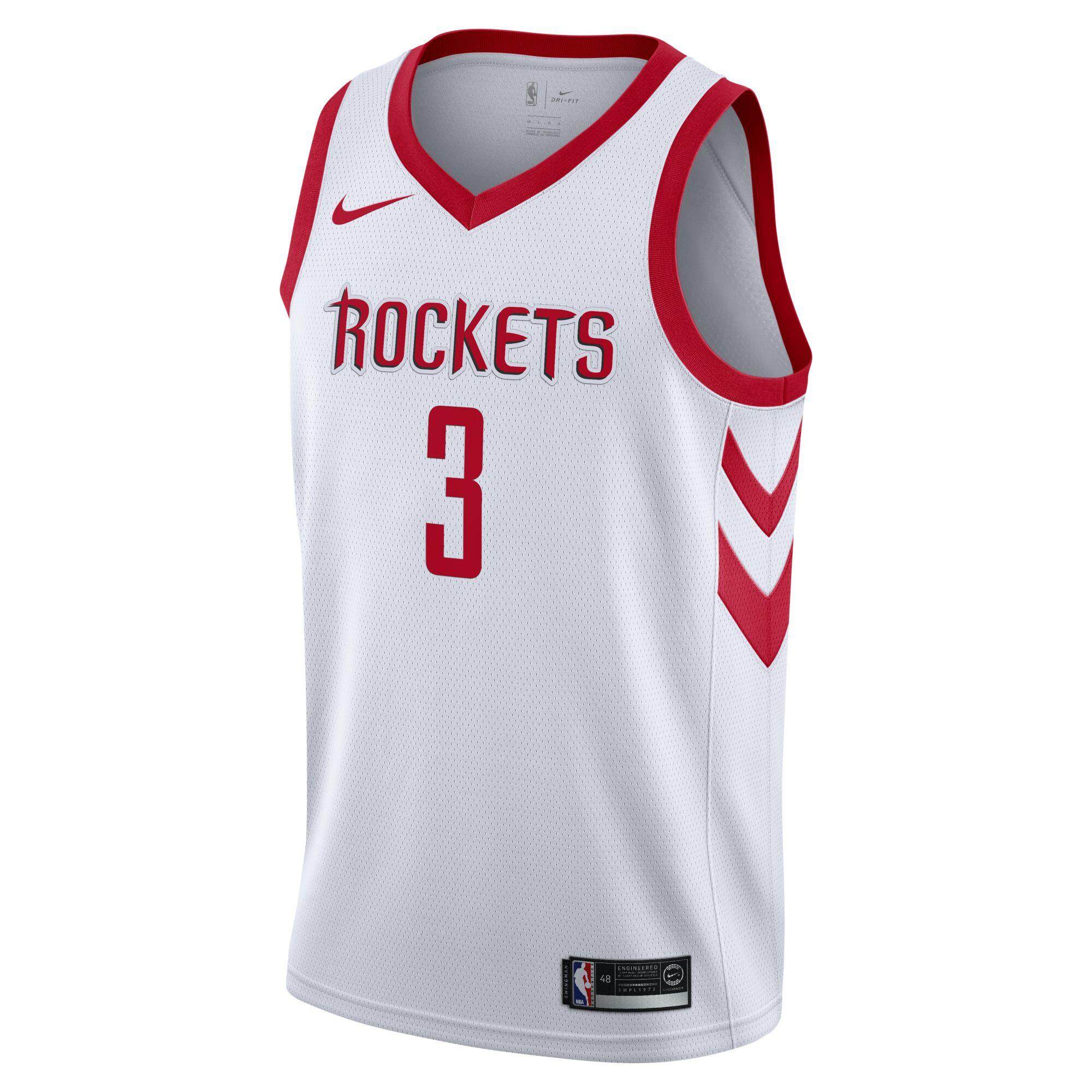 N I-K E อย่างเป็นทางการ H - oustonR - ockets S-W C-ONNECTED ผู้ชาย JERSEY 864419