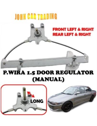 Proton Wira Window Regulator Door Gear Manual Front Passenger