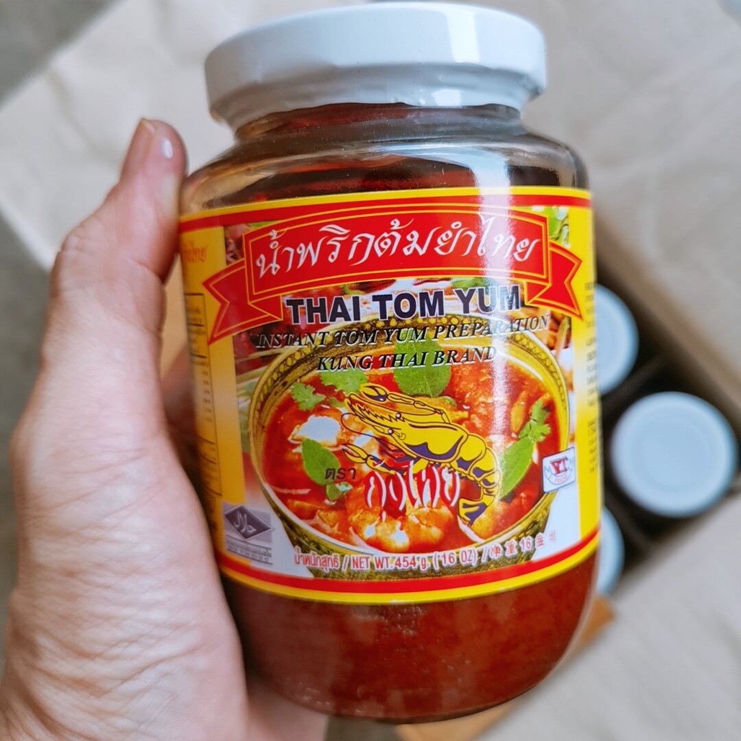 泰国黄虾冬阴功汤冬阴功酱料 454g Tom Yam Kun Thai Tomyam Paste No1 Original Kung Thai