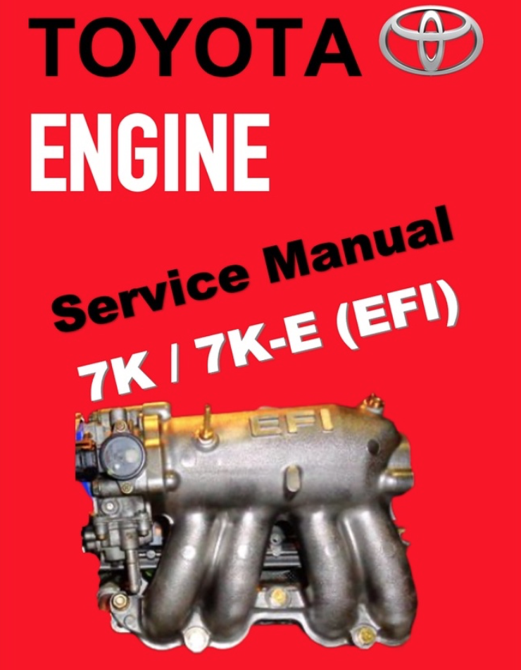 Toyota Engine K K E Efi Service Workshop Manual Toyota Liteace