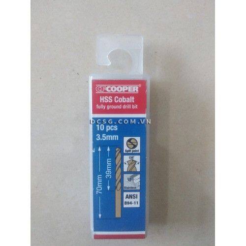 MŨI KHOAN THÉP INOX CFCOOPER HCM035