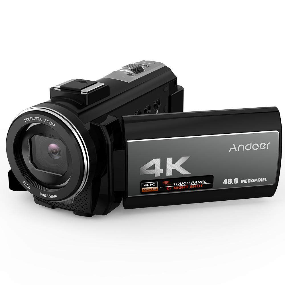 Andoer 4K Digital Video Camera Camcorder Ultra HD 48MP WiFi 3.0 Inch Touch Screen IR Infrared Night-shot 16X Digital Zoom with 1pc 2500mAh Rechargeable Camera Battery Andoer 4K Digital Video Camera Camcorder Ultra HD 48MP WiFi 3.0 Inch Touch Screen IR Infrared Night-shot 16X Digital Zoom with 1pc 2500mAh Rechargeable Camera Battery