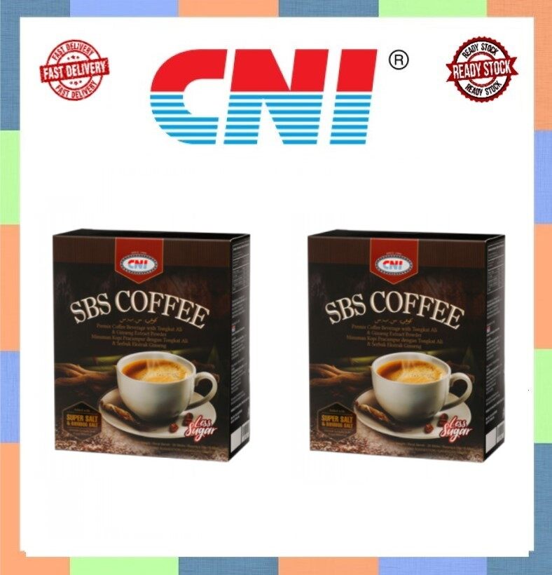 Stock Ready Box Cni Sbs Coffee Premix Beverage With Tongkat Ali