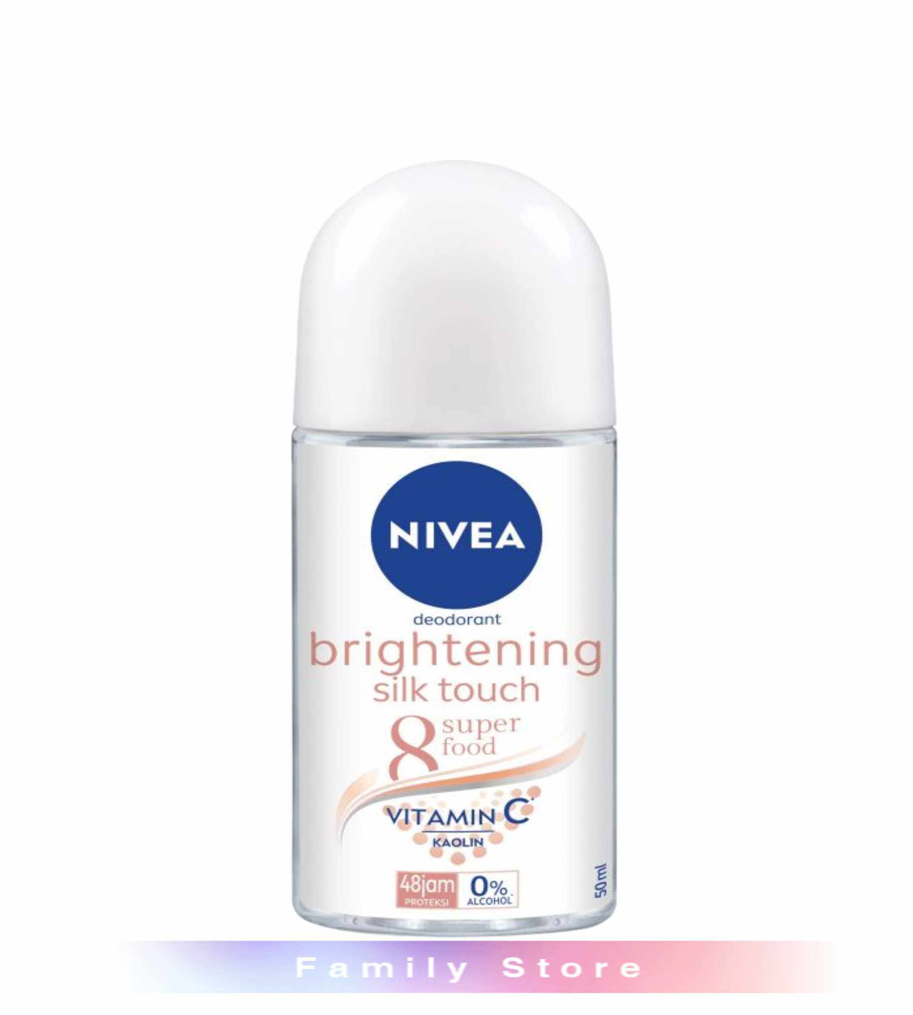 Nivea Deodorant Roll On Ml Brightening Silk Touch Lazada