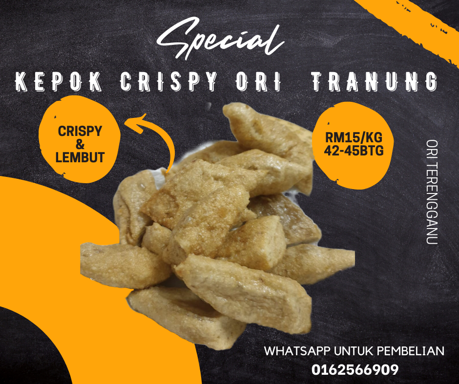 Keropok Lekor Crispy Ori Tranung Ready Stock Lazada