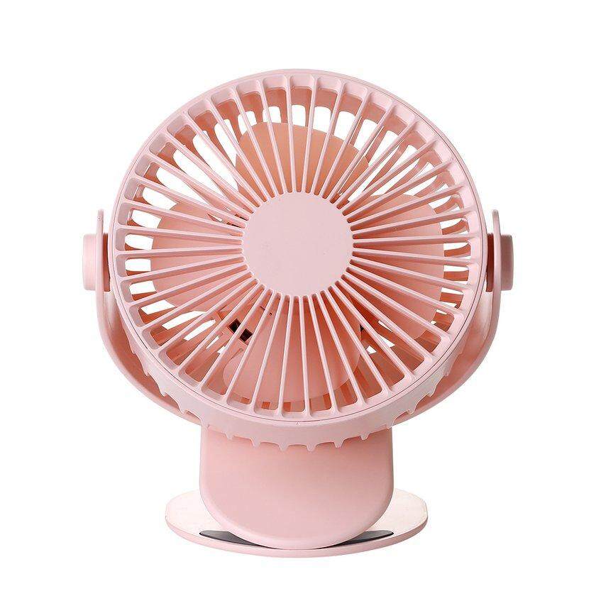 LALOVE Multi-Function 360 องศาหมุน Mute รถ Clip-On ขนาดเล็กพัดลมยูเอสบีพัดลมชาร์จได้