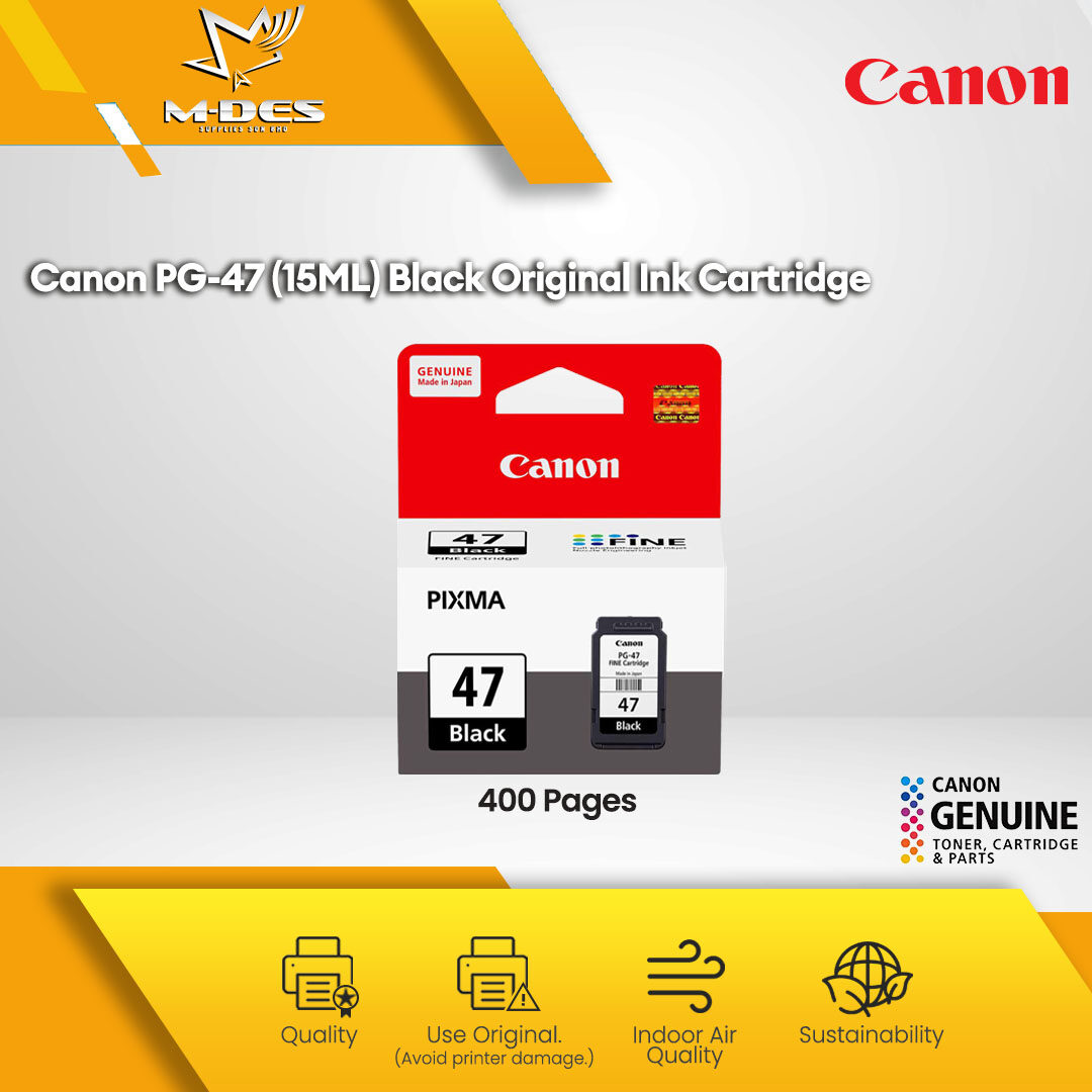 Canon PG 47 15ML CL 57 13ML CL 57s 8ML Original Ink Cartridge For