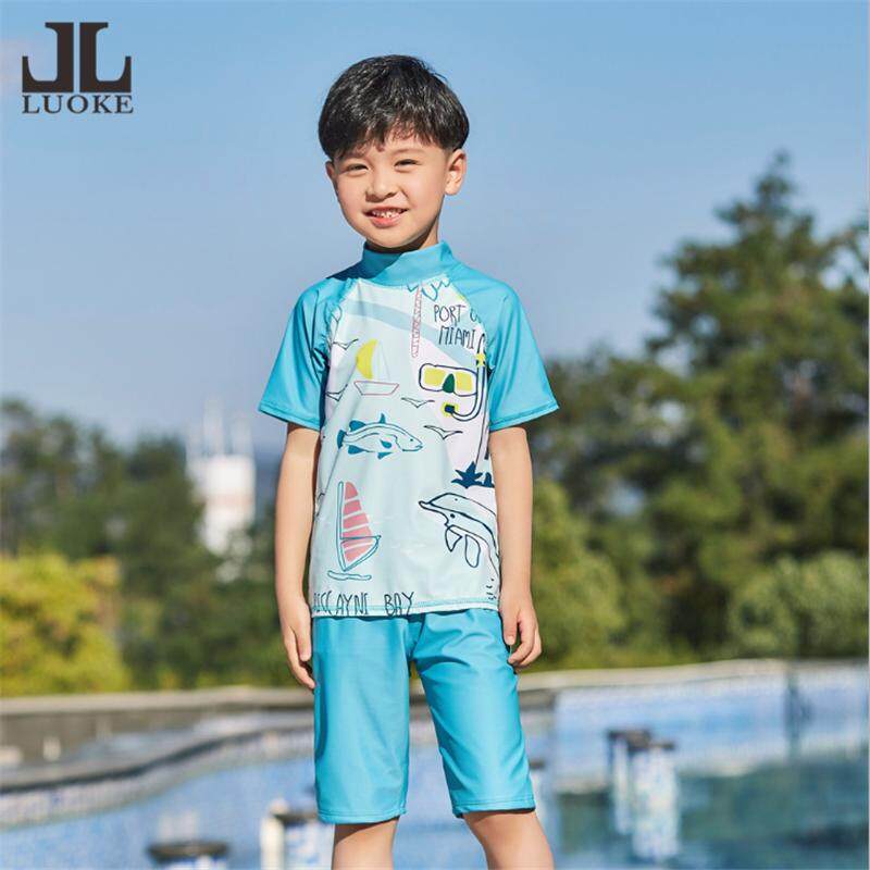 Luoke ร้อน 2-12Years การ์ตูนชุดว่ายน้ำเด็กเด็กชุดว่ายน้ำเด็กทารก Infantil Sunny ชุดว่ายน้ำเด็กชุดว่ายน้ำชุดเสื้อผ้า