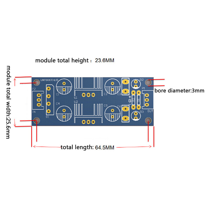 Lm Lm V Dual Voltage Regulator Rectifier Bridge Power