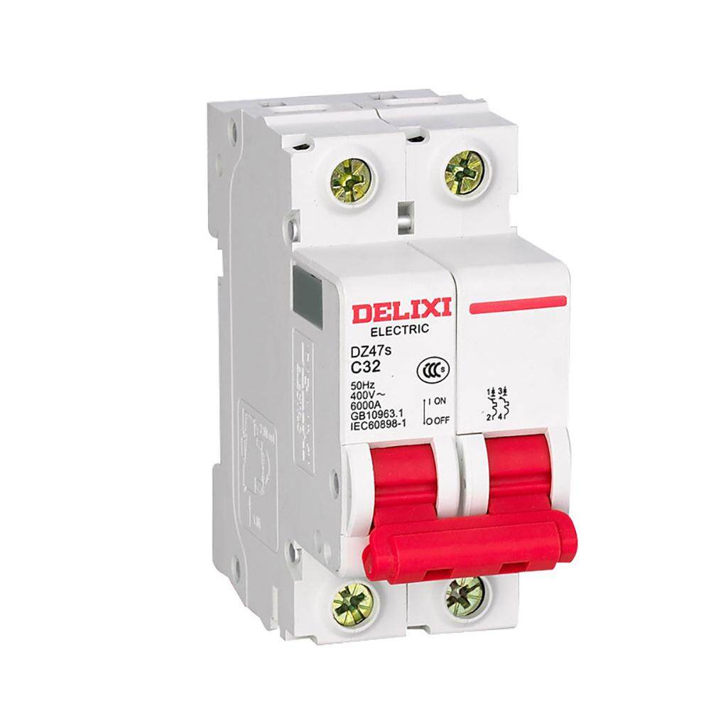 Canmove Delixi DZ47S 10A-63A 2 เสาขนาดเล็กเบรกเกอร์ 6KA Overload สวิทช์ Canmove Delixi DZ47S 10A-63A 2 เสาขนาดเล็กเบรกเกอร์ 6KA Overload สวิทช์