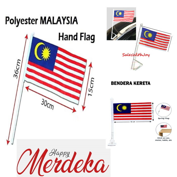 Saleswithjoymalaysia Hand Flag Bendera Malaysia Bendera Tangan