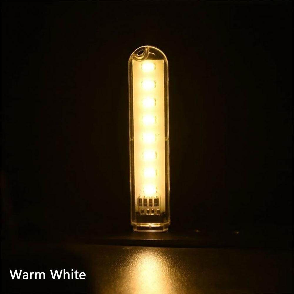 ไฟมินิ USB USB Light ทนทาน 8LED แท่งไฟ Camping ไฟฉาย USB แบตสำรอง