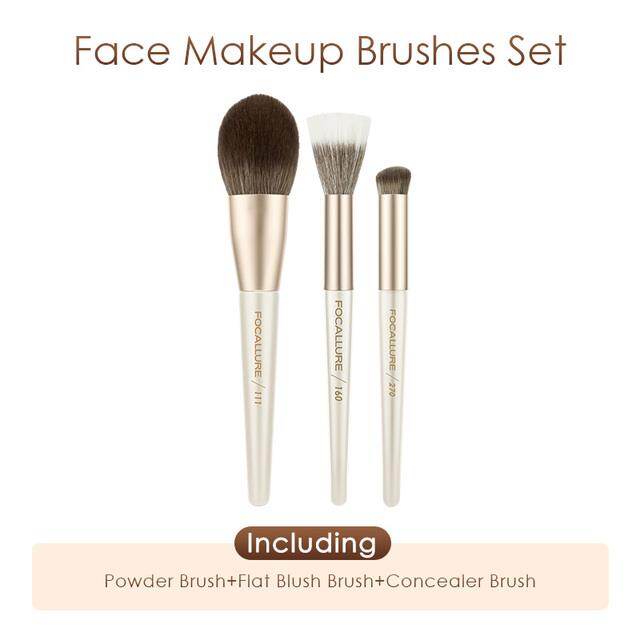 Lin Da Hot WigFOCALLURE Multi Function Makeup Brush Set Professional Tool Eyeshadow Angled
