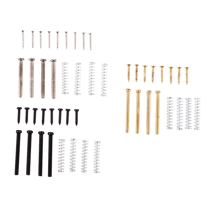 Humbucker Pickup Screws Springs Kit Ring Surround Mounting Guitar Parts