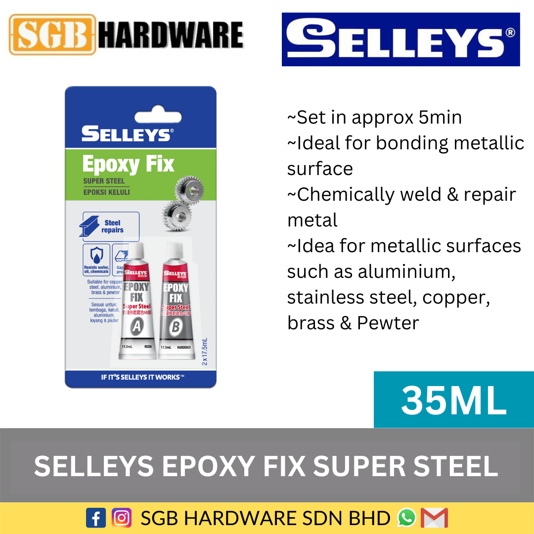 Selleys Epoxy Fix Super Steel Epoxy Fix Super Fast Epoxy Fix Super