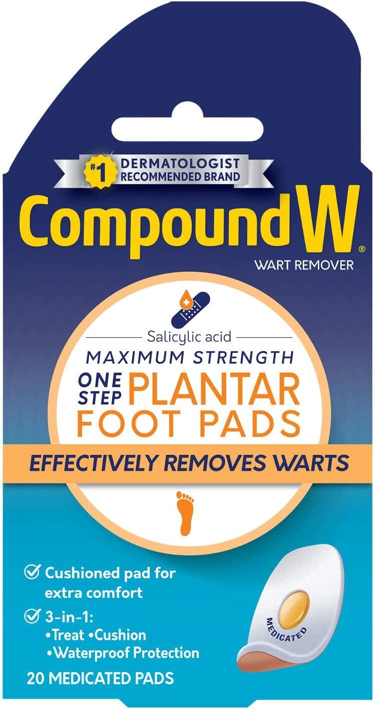 Compound W Maximum Strength Wart Remover Strips Nitrofreeze Freeze