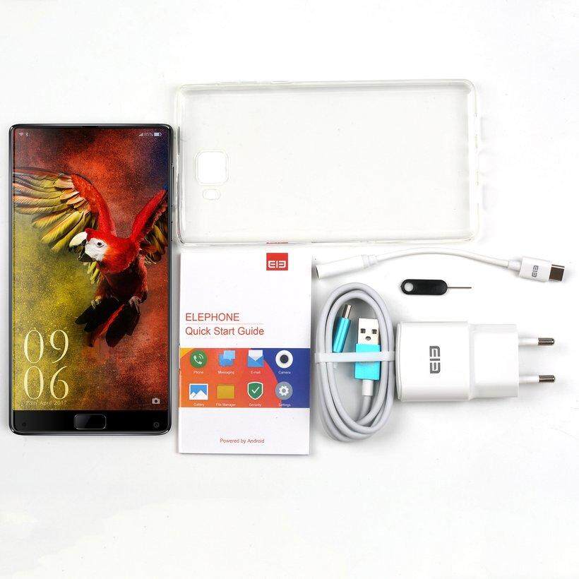WOND Elephone S8 6.0 นิ้ว 2 K 1440x2560 10 Core 4 + 64G 4000 mAh สมาร์ทโฟน EU ปลั๊ก