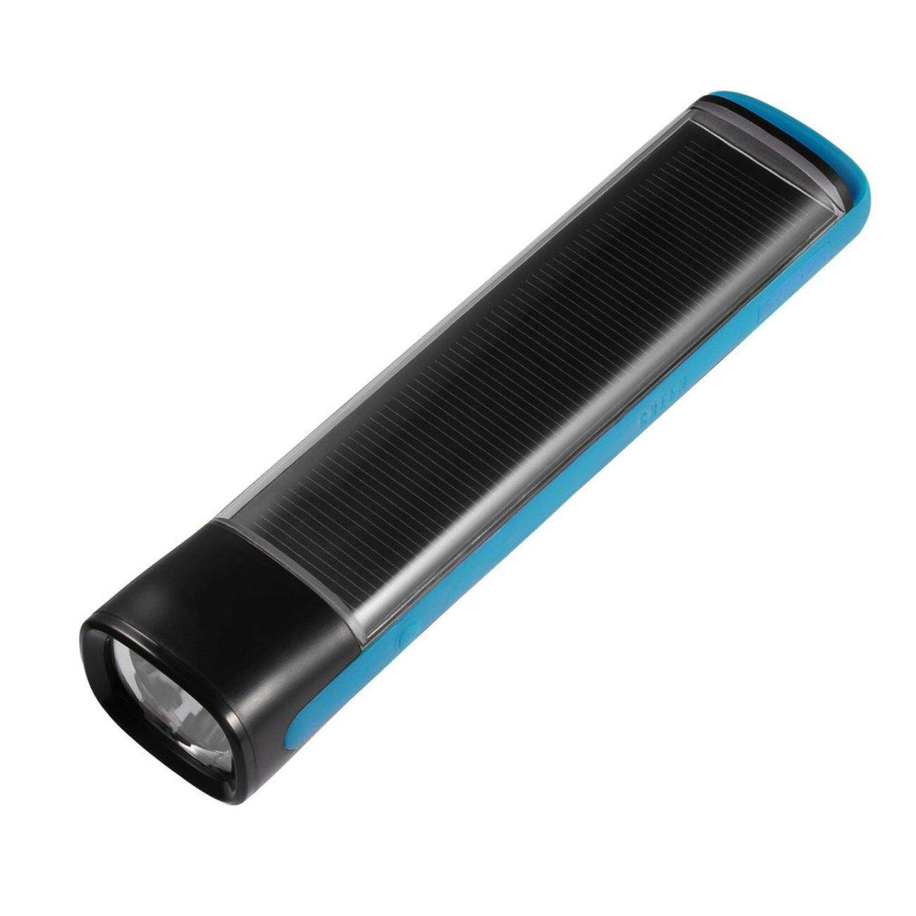 Promo 4 Warna Adjustable Kecerahan Senter Tenaga Surya Torch Lampu Darurat